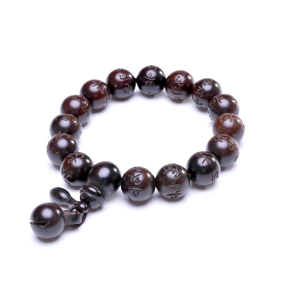 Authentic Tibetan Wooden Prayer Bead Bracelet